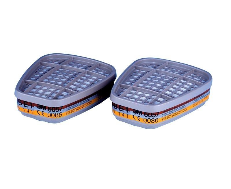 3M™ Gáz-, Gőz- és Részecskeszűrő Betét, 6057, Abe1