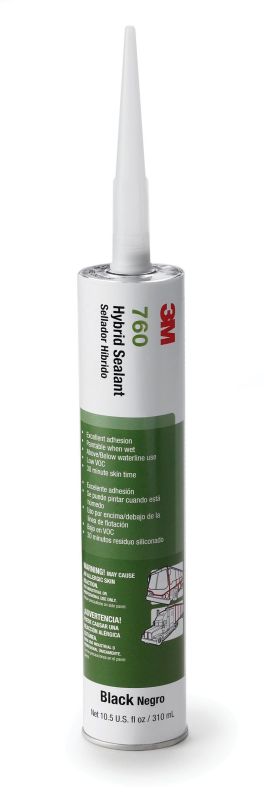 3M™ 760 Hibrid Tömítőragasztó, Fekete, 295 ml