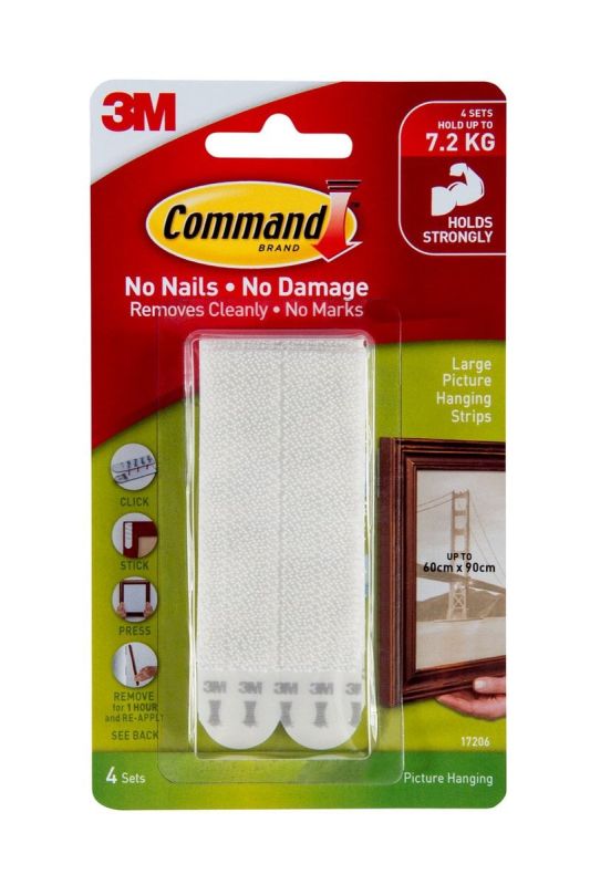 Command™ Large Picture Hanging Strips 17206