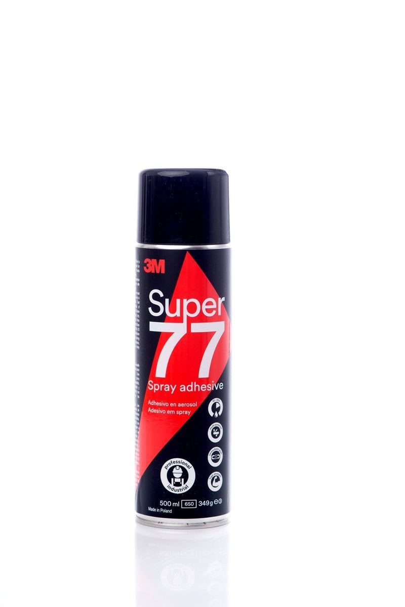 3M™ Super 77™ Multipurpose Spray Adhesive, Beige, 500 ml