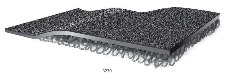 3M 3270 ergonómiai szőnyeg, fekete 0,9 x 6 m