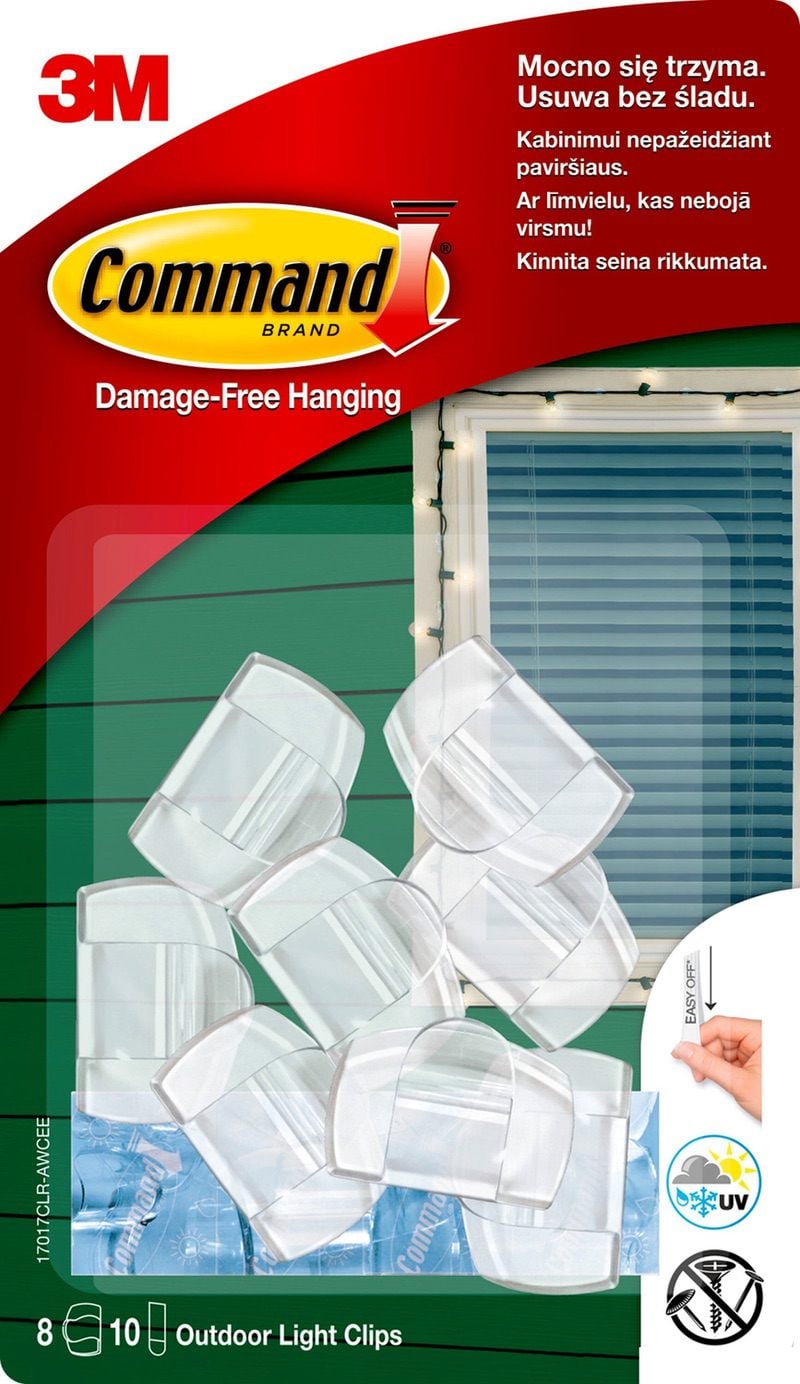 3M™ Command™ Kültéri akasztó égősor rögzítéséhez