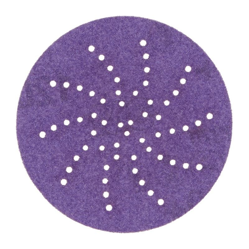 3M™ Cubitron™ II Hookit™ Csiszolókorong 737U, 90 mm, multilyukas, 220+, PN51614