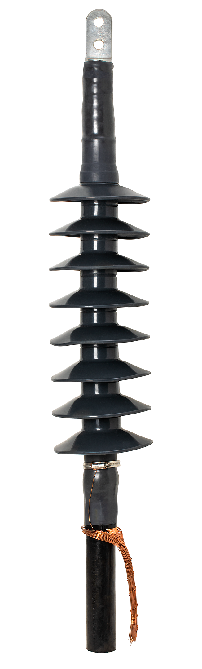 3M™ QTEN 96-EP 720-2 hidegzsugor nagyfeszültségű lezáró készlet, alkalmazás 72,5 kV-ig. Megfelel egyeres, rézvezetékkel árnyékolt, 120–1000 mm2 keresztmetszetű kábelekhez