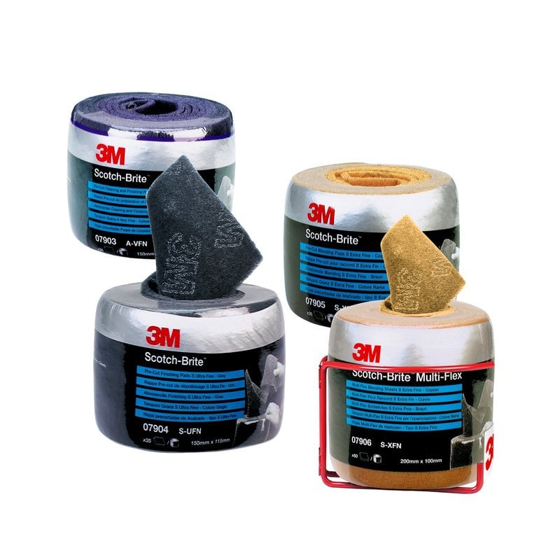 3M™ Scotch-Brite™ CF-SR perforált kézilapka tekercs, 150 mm x 115 mm, S UFN