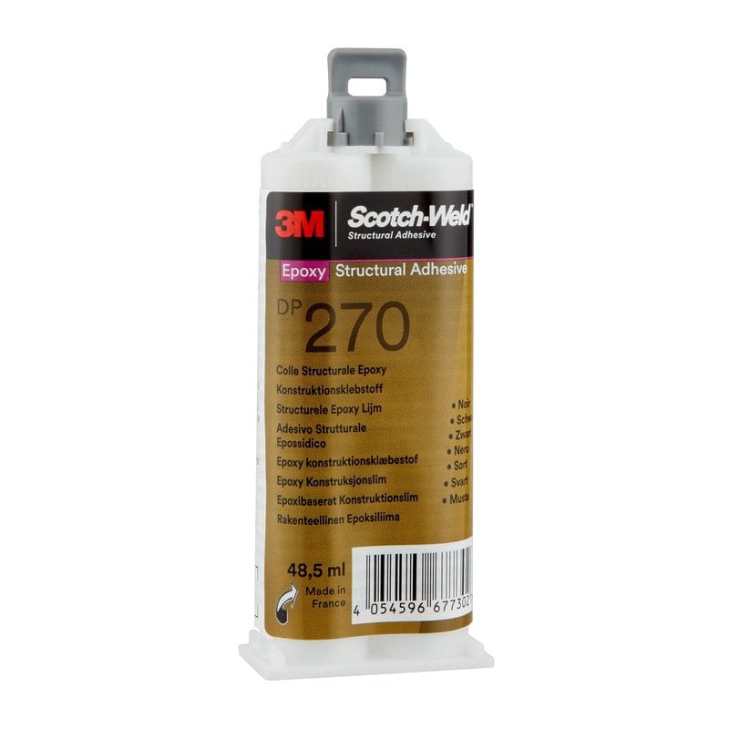 Szerkezeti ragasztók 3M™ ScotchWeld DP270 Epoxi ragasztó, fekete, 48,5 ml