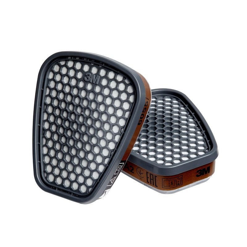 3M™ A2 Organic Vapour Filters with End of Service Life Indicator 6055i