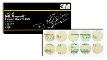 3M™ Finesse-it™ 268L öntapadós csiszolóbélyeg, 9 Micron, 37 mm