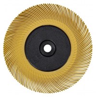 3M™ Scotch-Brite™ BB-ZB C típusú radiális sünkefe, P 80, 193 mm x 25,4 mm x 32 mm, sárga