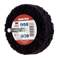 3M™ Scotch-Brite™ Clean and Strip XA-ZS Pro csapos tisztítótárcsa 75 mm x 25 mm x 6 mm S XCRS, lila