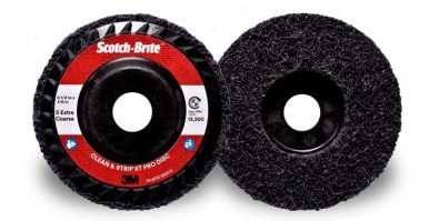 3M™ Scotch-Brite™ Clean and Strip XO-RD Pro kemény hordozós tisztítótárcsa 125 mm x 22 mm S XCRS, lila