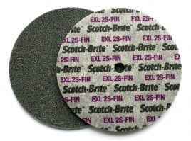 3M™ Scotch-Brite™ EXL XL-UW furatos préselt korong, 2S FIN, 150 mm x 12,7 mm x 12,7 mm