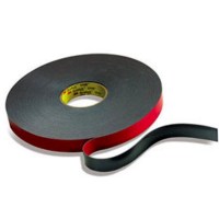 3M™ VHB™ 4611F akrilhab kétoldalas ragasztószalag, 1,1 mm vastag, sötétszürke 1180 mm x 33 m