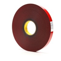 3M™ VHB™ 4646 akrilhab kétoldalas ragasztószalag, 0,6 mm vastag, sötétszürke, 15 mm x 33 m