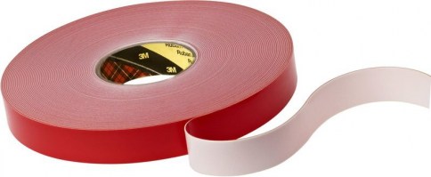 3M™ VHB™ 4912F akrilhab kétoldalas ragasztószalag, 2,0 mm vastag, fehér, 38 mm x 16,5 m