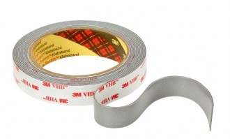 3M™ VHB™ 4941P akrilhab kétoldalas ragasztószalag, 1,1 mm vastag, szürke, 25 mm x 33 m