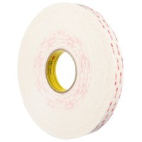 3M™ VHB™ 4950P akrilhab kétoldalas ragasztószalag, 1,1 mm vastag, fehér, 1180 mm x 33 m