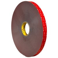 3M™ VHB™ 4991F akrilhab kétoldalas ragasztószalag, 2,3 mm vastag, szürke, 12 mm x 16,5 m