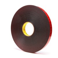 3M™ VHB™ 5925F akrilhab kétoldalas ragasztószalag, 0,6 mm vastag, fekete, 295 mm x 33 m