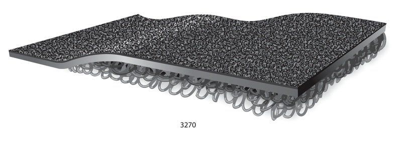 3M 3270 ergonómiai szőnyeg, fekete 0,9 x 6 m