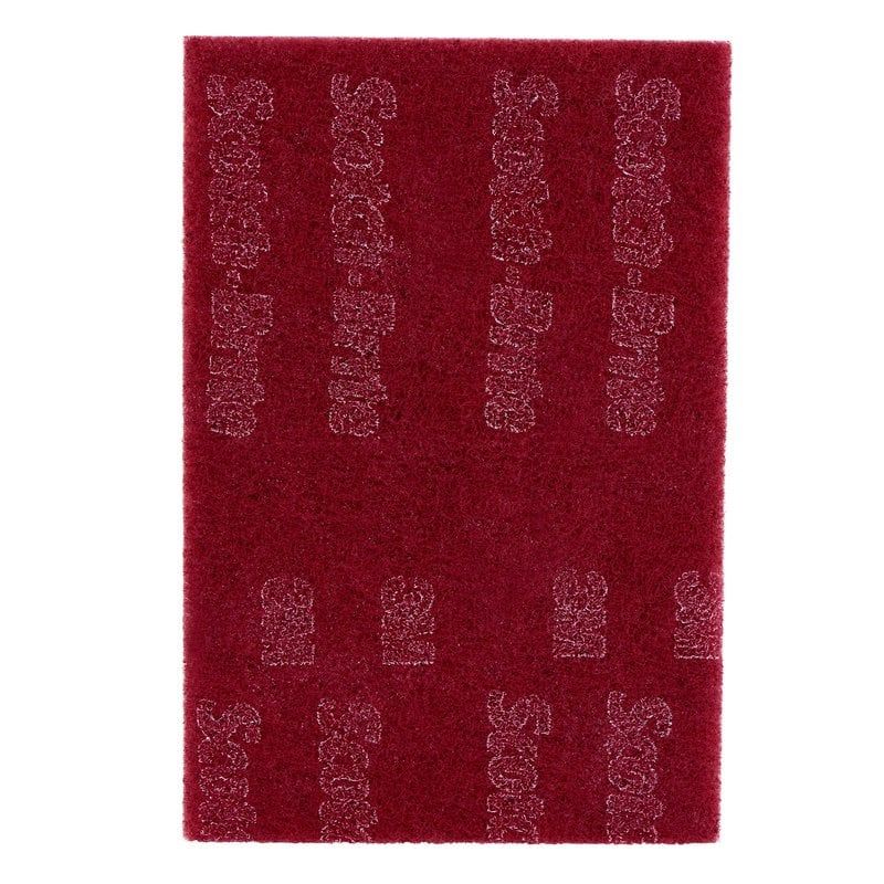 3M™ Scotch-Brite™ 7447 PRO kézi lapka, A VFN, 152 x 228 mm, bordó