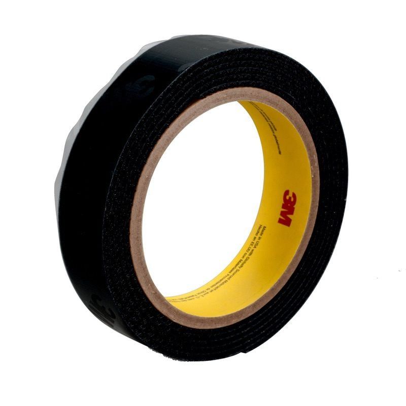 3M™ öntapadó tépőzár, kampós oldal SJ3572, fekete, 100 mm x 45,7 m