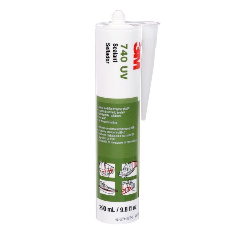 3M™ 740 UV Hibrid ragasztó-tömítő, fehér, 290 ml