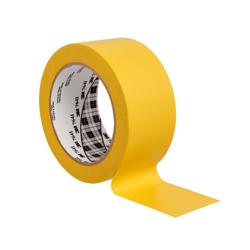 3M™ 764i Általános Célú Vinilszalag, Sárga, 1245mm x 33m, 0.13 mm