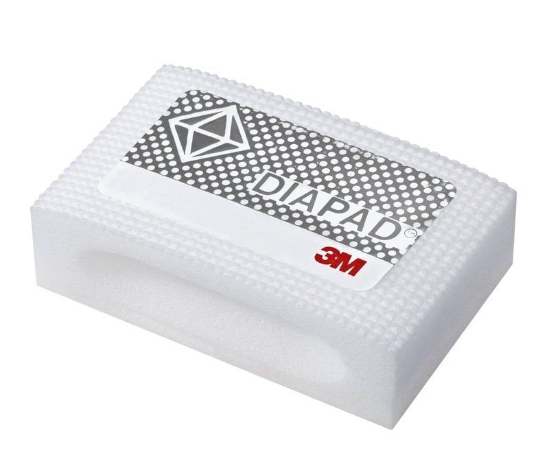 3M™ 6002J gyémánt csiszoló szivacs, 90 mm x 55 mm, N20, fehér