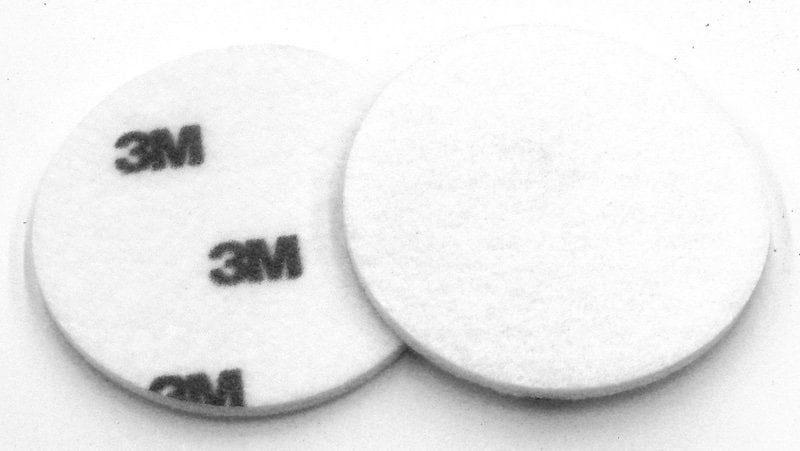 3M™ Finesse-it™ tépőzáras polírozó filc, 75 mm, fekete, puha, PN09390