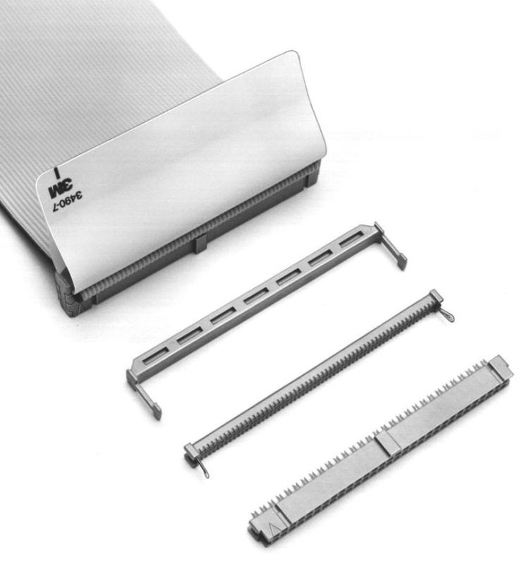 3M™ 3448-3020 leszorító fül, törésgátló,  IDC kábelcsatlakozóhoz  100" X .100"