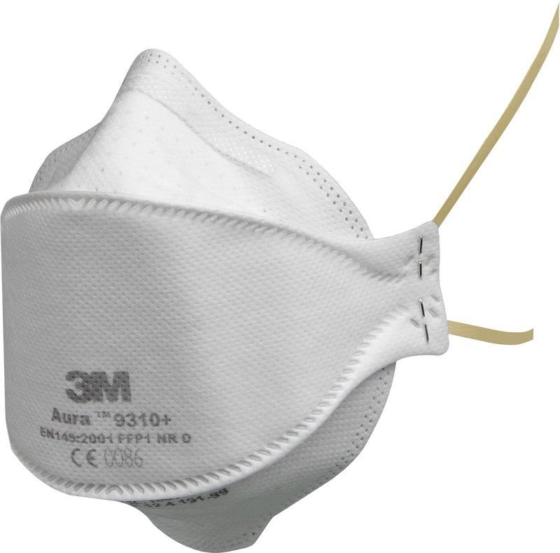 3M™ Aura™ Particulate Respirator, FFP1, Unvalved, 9310+