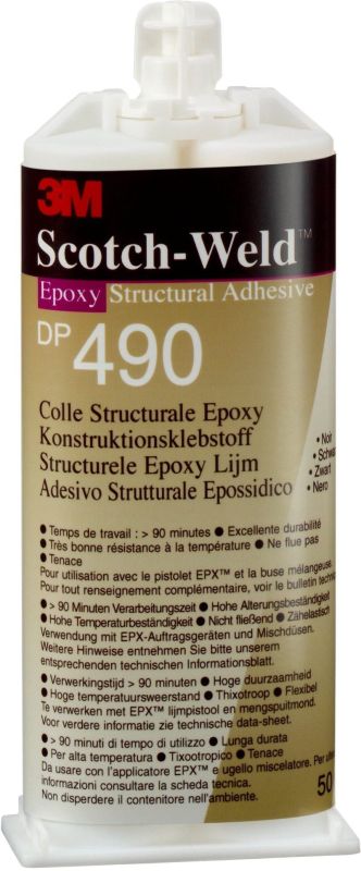 3M™ Scotch-Weld™ DP490 szerkezeti ragasztó, fekete, 50 ml