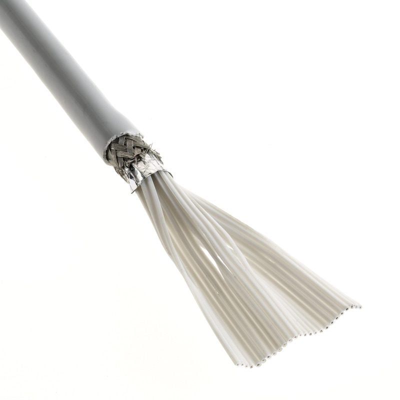 3M™ Árnyékolt/köpenyes szalagkábel, kör keresztmetszetű erezettel, HF659 sorozat, HF659/15SF, 83,82 m tekercsen