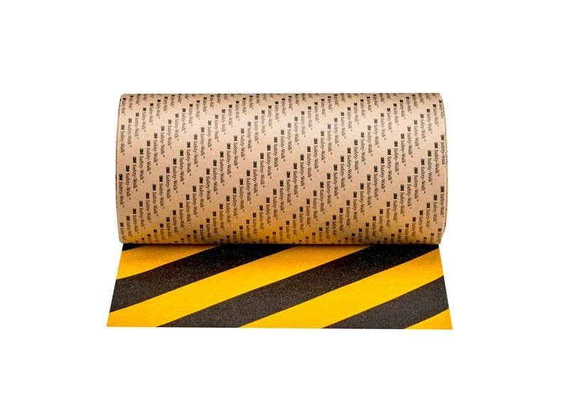3M™ Safety-Walk™ 613 Csúszásgátló szalag általános felhasználásra, Fekete/Sárga, 25.4 mm x 18.3 m, 4 tekercs/ csomag