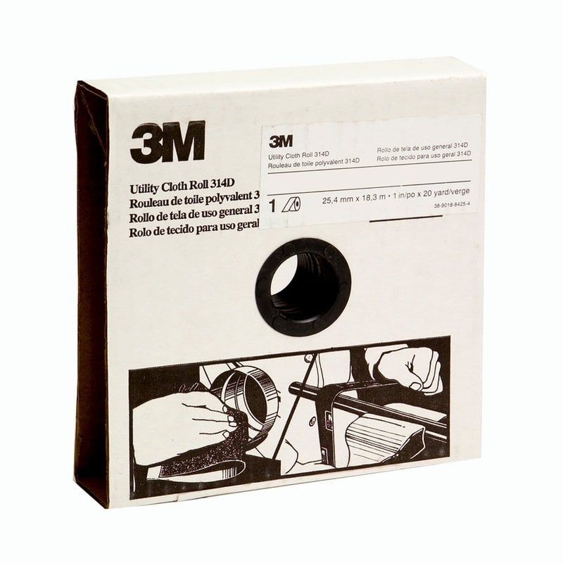 3M™ 314D csiszolótekercs, rozsdabarna, 115 mm x 50 m P80