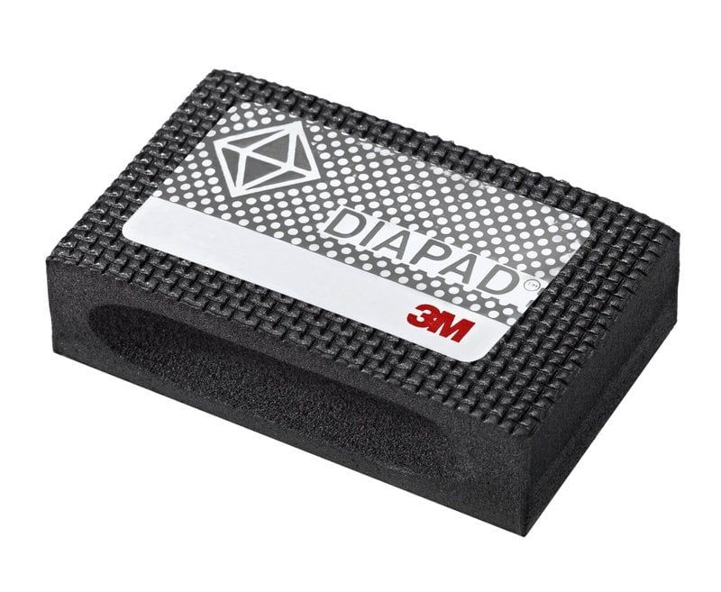 3M™ 6002J gyémánt csiszoló szivacs, 90 mm x 55 mm, N125, fekete