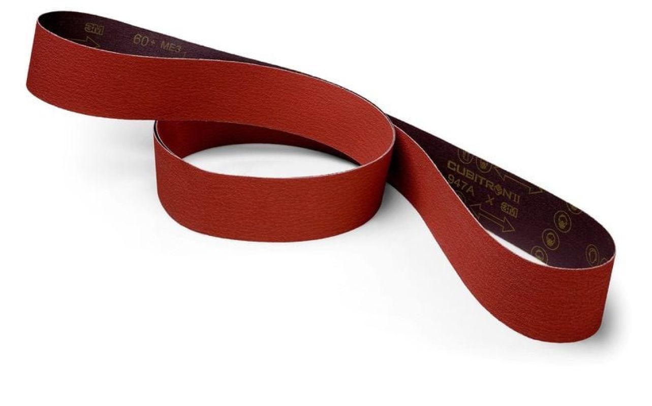 3M™ Cubitron™ II Cloth Belt 947A, 50 mm x 4000 mm, 120+