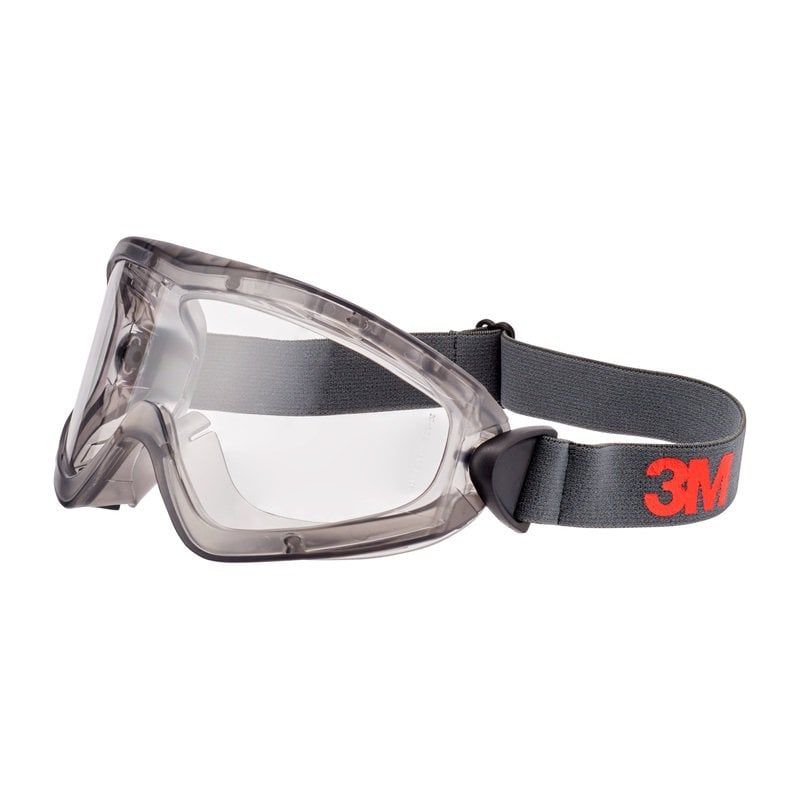 3M™ Safety Goggles 2890 Series, Indirect Vented, Scotchgard™ Anti-Fog / Anti-Scratch Coating (K&N), Clear Lens, 2891-SGAF, 10/Case