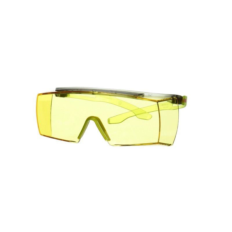 3M™ SecureFit™ 3700 Overspectacles, Lime Green Temples, Scotchgard™ Anti-Fog (K&N), Amber Lens, SF3703SGAF-GRN-EU, 20/Case