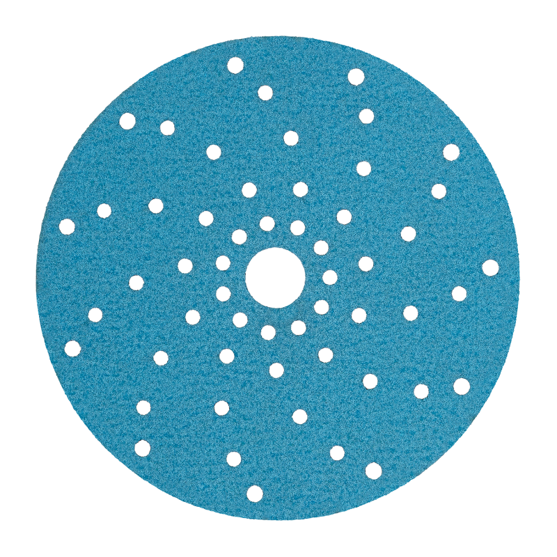 3M™ Hookit™ Abrasive Disc 325U, Blue, 150 mm, Multihole, P280, 51378