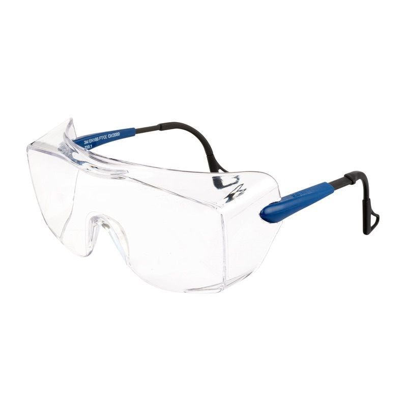 3M™ OX2000 látásjavító szemüveg felett hordható védőszemüveg, karcálló/páramentes, víztiszta lencse, 17-5118-2040