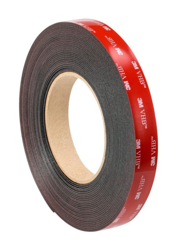 3M™ VHB™ Tape 5962F, Black, 19 mm x 8 m, 1.6 mm, Blister