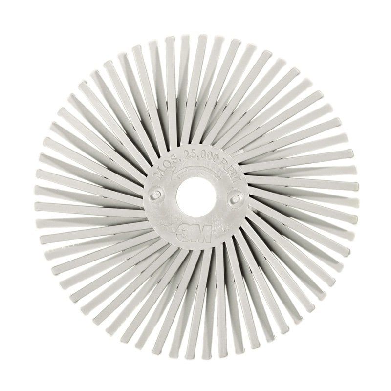 Scotch-Brite™ Radial Bristle Disc RD-ZB, 25 mm x 3.18 mm, P120, White, Type C
