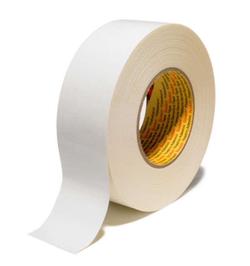 3M™ Extra Heavy Duty Duct Tape 389, White, 50 mm x 50 m