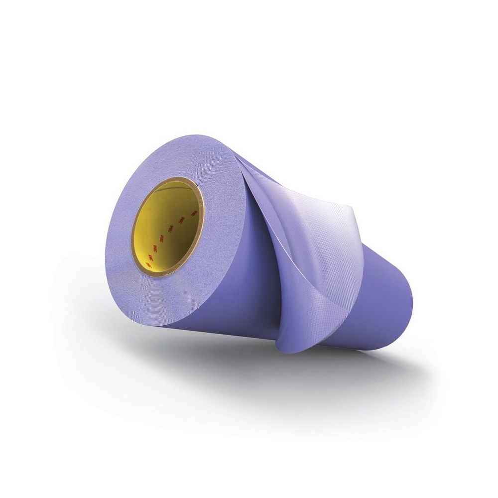 Foamed plate mounting tape, 0.51 mm thickness, medium density foam, purple