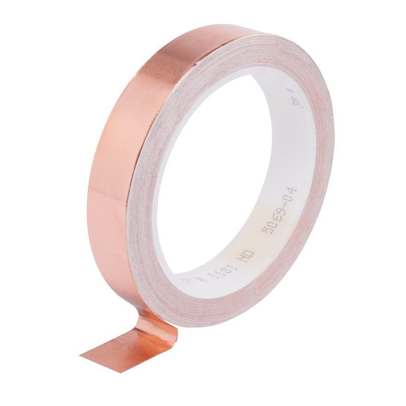 3M™ Copper EMI Shielding Tape 1181, MC9, 25 mm x 16.5 m