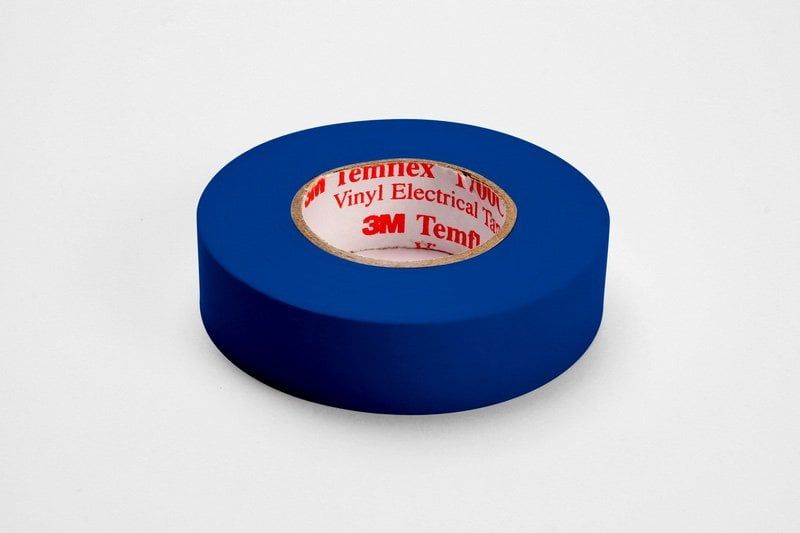 3M™ Temflex Vinyl Electrical Tape 1300, Blue, 19 mm x 20 m