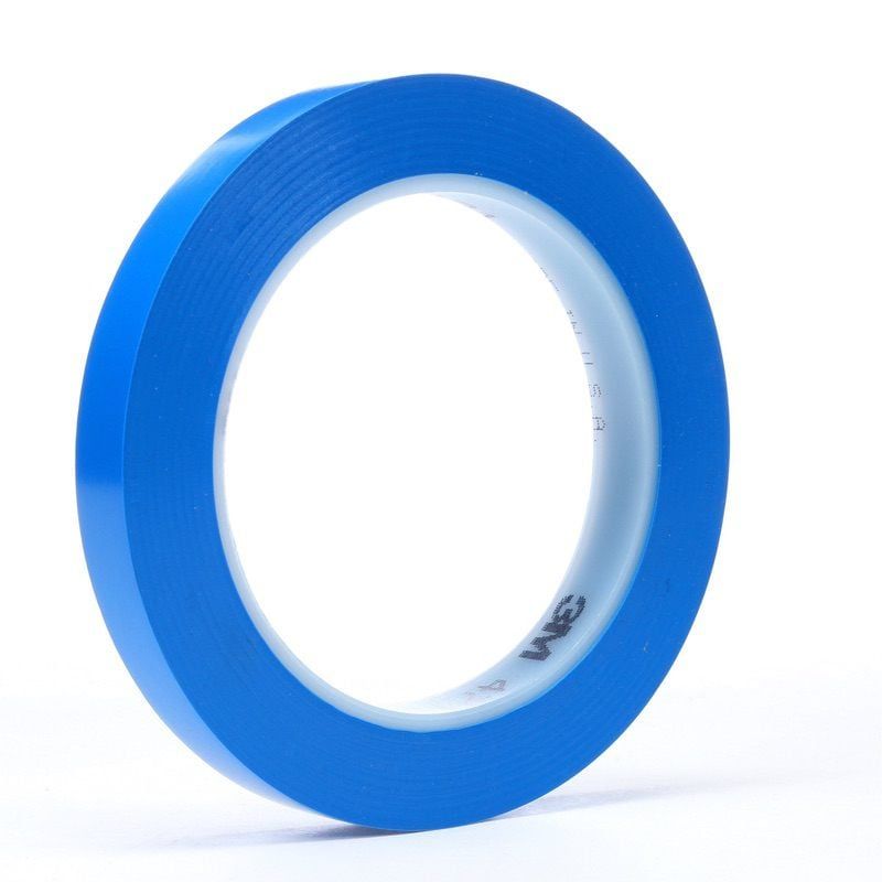 3M™ Lane and Safety Marking Tape 471F, Blue, 9 mm x 33 m, 0.14 mm