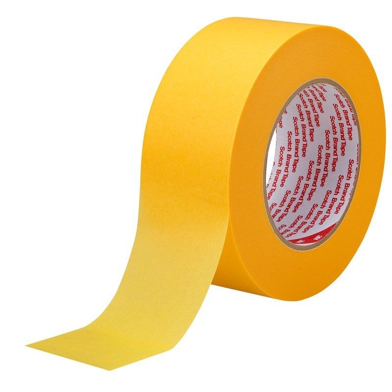 Scotch™ Performance Masking Tape 244, Gold, 1250 mm x 50 m